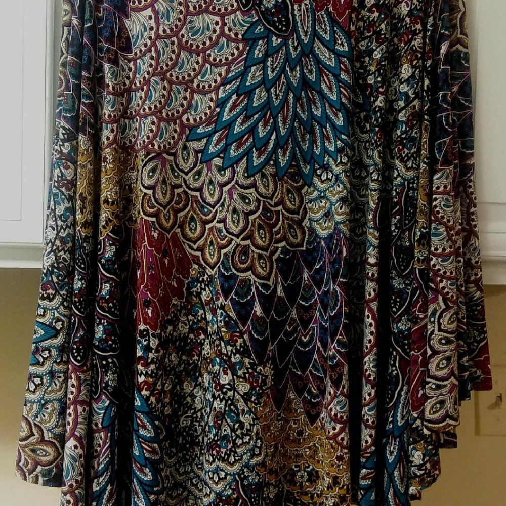 Antthony Multi-Print Caftan 1X
